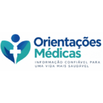 Logo do site Orientações Médicas com símbolo de saúde e informação confiável para uma vida mais saudável